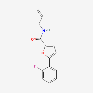 N-allyl-5-(2-fluorophenyl)-2-furamide