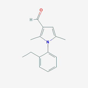 molecular formula C15H17NO B422500 1-(2-ethylphenyl)-2,5-dimethyl-1H-pyrrole-3-carbaldehyde CAS No. 444080-34-6
