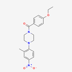 1-(4-ethoxybenzoyl)-4-(2-methyl-4-nitrophenyl)piperazine