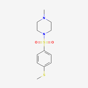 1-methyl-4-{[4-(methylthio)phenyl]sulfonyl}piperazine