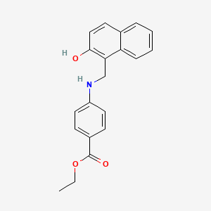 ethyl 4-{[(2-hydroxy-1-naphthyl)methyl]amino}benzoate