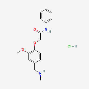 2-{2-methoxy-4-[(methylamino)methyl]phenoxy}-N-phenylacetamide hydrochloride