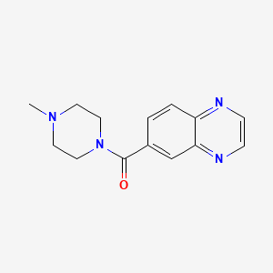 6-[(4-methyl-1-piperazinyl)carbonyl]quinoxaline