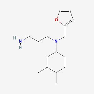 (3-aminopropyl)(3,4-dimethylcyclohexyl)(2-furylmethyl)amine