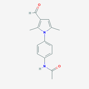 molecular formula C15H16N2O2 B422518 N-[4-(3-甲酰基-2,5-二甲基-1H-吡咯-1-基)苯基]乙酰胺 CAS No. 426217-11-0
