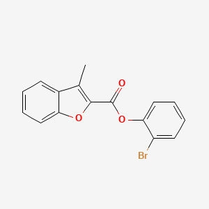 2-bromophenyl 3-methyl-1-benzofuran-2-carboxylate