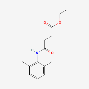 molecular formula C14H19NO3 B4225435 ethyl 4-[(2,6-dimethylphenyl)amino]-4-oxobutanoate 