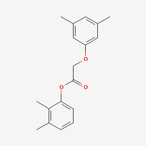 molecular formula C18H20O3 B4225475 2,3-dimethylphenyl (3,5-dimethylphenoxy)acetate 