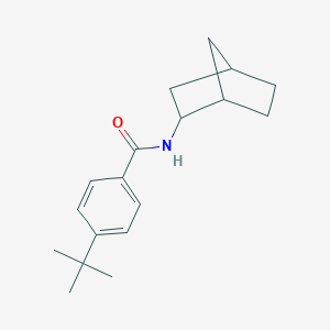 molecular formula C18H25NO B422566 N-bicyclo[2.2.1]hept-2-yl-4-tert-butylbenzamide 