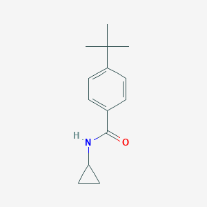 molecular formula C14H19NO B422580 4-tert-butyl-N-cyclopropylbenzamide 