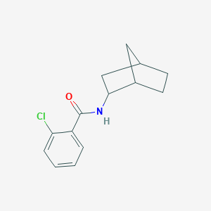 molecular formula C14H16ClNO B422585 N-(bicyclo[2.2.1]hept-2-yl)-2-chlorobenzamide 
