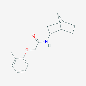 molecular formula C16H21NO2 B422589 N-bicyclo[2.2.1]hept-2-yl-2-(2-methylphenoxy)acetamide 