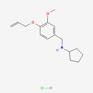 N-[4-(allyloxy)-3-methoxybenzyl]cyclopentanamine hydrochloride