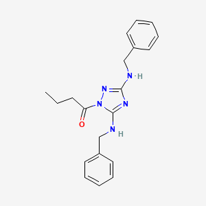 N,N'-dibenzyl-1-butyryl-1H-1,2,4-triazole-3,5-diamine