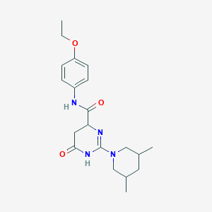 2-(3,5-dimethyl-1-piperidinyl)-N-(4-ethoxyphenyl)-6-oxo-3,4,5,6-tetrahydro-4-pyrimidinecarboxamide