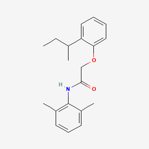 molecular formula C20H25NO2 B4226091 2-(2-sec-butylphenoxy)-N-(2,6-dimethylphenyl)acetamide 