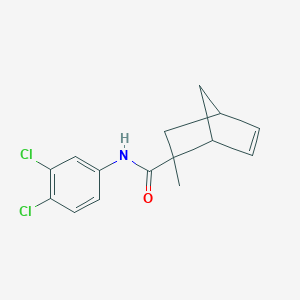 molecular formula C15H15Cl2NO B422626 N-(3,4-dichlorophenyl)-2-methylbicyclo[2.2.1]hept-5-ene-2-carboxamide 