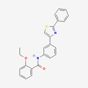 2-ethoxy-N-[3-(2-phenyl-1,3-thiazol-4-yl)phenyl]benzamide