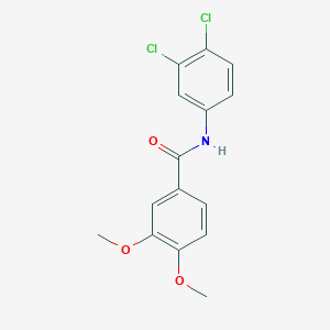 molecular formula C15H13Cl2NO3 B422634 N-(3,4-dichlorophenyl)-3,4-dimethoxybenzamide 