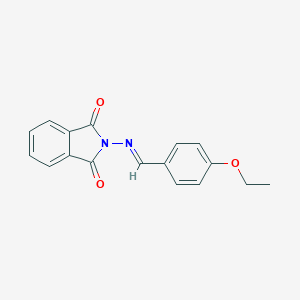 molecular formula C17H14N2O3 B422637 2-[(4-ethoxybenzylidene)amino]-1H-isoindole-1,3(2H)-dione 