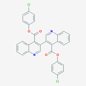 3,3'-Bis[4-chlorophenyl 4-quinolinecarboxylate]