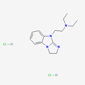 [2-(2,3-dihydro-9H-imidazo[1,2-a]benzimidazol-9-yl)ethyl]diethylamine dihydrochloride