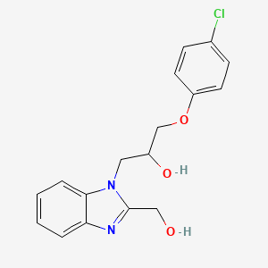 1-(4-chlorophenoxy)-3-[2-(hydroxymethyl)-1H-benzimidazol-1-yl]-2-propanol