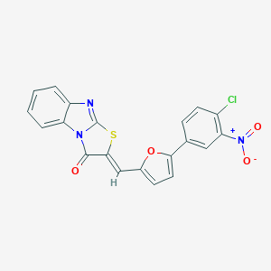 2-[(5-{4-chloro-3-nitrophenyl}-2-furyl)methylene][1,3]thiazolo[3,2-a]benzimidazol-3(2H)-one