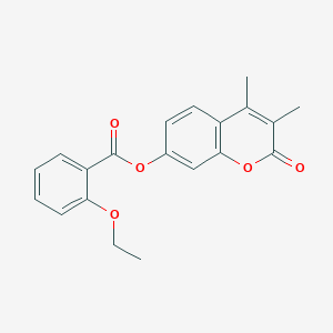 3,4-dimethyl-2-oxo-2H-chromen-7-yl 2-ethoxybenzoate