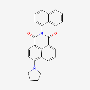 2-(1-naphthyl)-6-(1-pyrrolidinyl)-1H-benzo[de]isoquinoline-1,3(2H)-dione