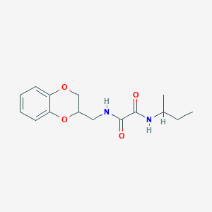 N-(sec-butyl)-N'-(2,3-dihydro-1,4-benzodioxin-2-ylmethyl)ethanediamide