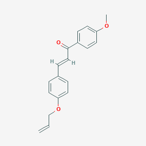molecular formula C19H18O3 B422741 3-[4-(Allyloxy)phenyl]-1-(4-methoxyphenyl)-2-propen-1-one 