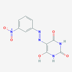 molecular formula C10H7N5O5 B422763 5-[[(3-Nitrophenyl)amino]imino]barbituric acid CAS No. 19849-54-8