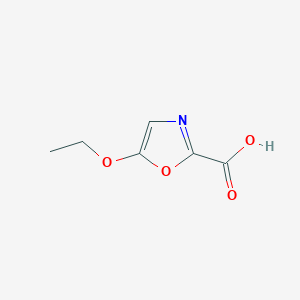 molecular formula C6H7NO4 B042277 5-Ethoxyoxazole-2-carboxylic acid CAS No. 68208-10-6