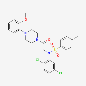 N-(2,5-dichlorophenyl)-N-{2-[4-(2-methoxyphenyl)-1-piperazinyl]-2-oxoethyl}-4-methylbenzenesulfonamide