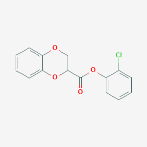 2-chlorophenyl 2,3-dihydro-1,4-benzodioxine-2-carboxylate