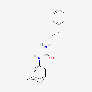 molecular formula C20H28N2O B4227856 N-1-adamantyl-N'-(3-phenylpropyl)urea 