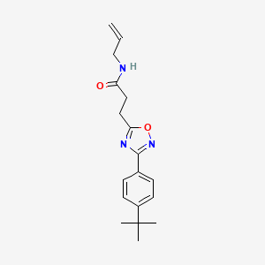 N-allyl-3-[3-(4-tert-butylphenyl)-1,2,4-oxadiazol-5-yl]propanamide