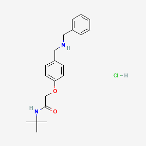 2-{4-[(benzylamino)methyl]phenoxy}-N-(tert-butyl)acetamide hydrochloride