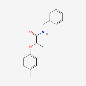 molecular formula C17H19NO2 B4228004 N-benzyl-2-(4-methylphenoxy)propanamide 