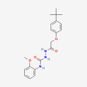 2-[(4-tert-butylphenoxy)acetyl]-N-(2-methoxyphenyl)hydrazinecarboxamide