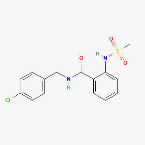 N-(4-chlorobenzyl)-2-[(methylsulfonyl)amino]benzamide