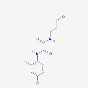 molecular formula C13H17ClN2O3 B422819 N~1~-(4-chloro-2-methylphenyl)-N~2~-(3-methoxypropyl)ethanediamide 
