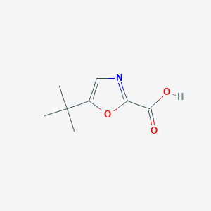 molecular formula C8H11NO3 B042282 5-(叔丁基)噁唑-2-羧酸 CAS No. 209531-11-3