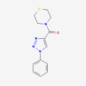 4-[(1-phenyl-1H-1,2,3-triazol-4-yl)carbonyl]thiomorpholine