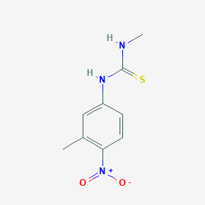 N-methyl-N'-(3-methyl-4-nitrophenyl)thiourea