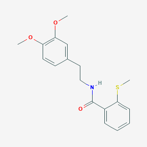 N-[2-(3,4-dimethoxyphenyl)ethyl]-2-(methylthio)benzamide