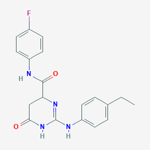 2-[(4-ethylphenyl)amino]-N-(4-fluorophenyl)-6-oxo-3,4,5,6-tetrahydro-4-pyrimidinecarboxamide