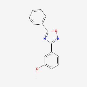 molecular formula C15H12N2O2 B4228733 3-(3-methoxyphenyl)-5-phenyl-1,2,4-oxadiazole CAS No. 838583-93-0