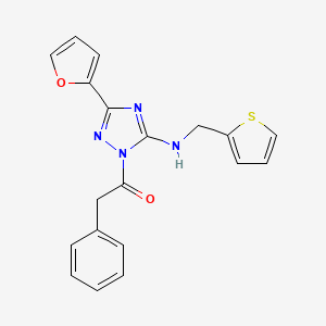 3-(2-furyl)-1-(phenylacetyl)-N-(2-thienylmethyl)-1H-1,2,4-triazol-5-amine